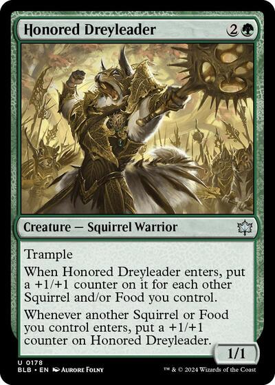 Honored Dreyleader (Bloomburrow) Light Play