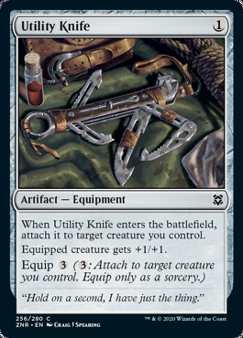 Utility Knife (Zendikar Rising) Damaged / Poor