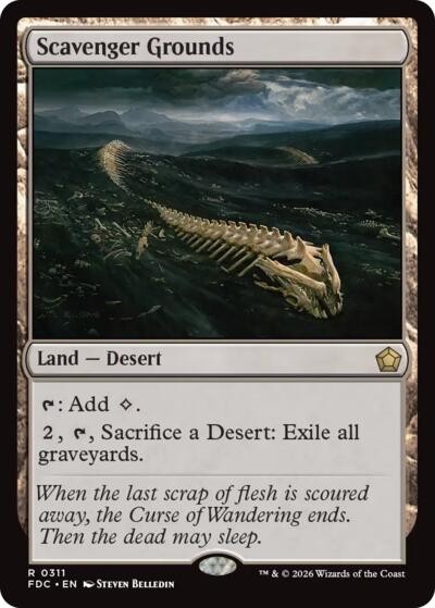 Scavenger Grounds (Commander: Foundations) Near Mint
