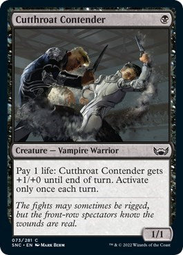 Cutthroat Contender (Streets of New Capenna) Light Play
