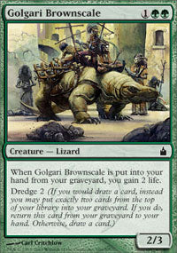 Golgari Brownscale (Ravnica) Light Play