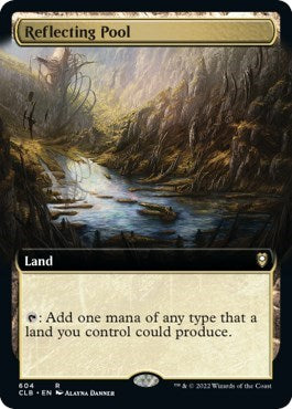 Reflecting Pool (Extended Art) (Commander Legends: Battle for Baldur's Gate) Light Play