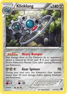 Klinklang - 73/114 (XY Steam Siege) (Deck Exclusives) Medium Play
