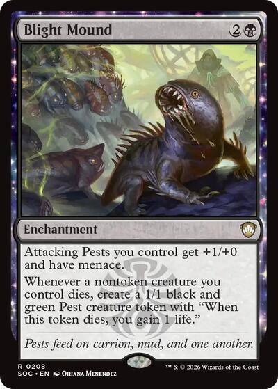 Blight Mound (Commander: Secrets of Strixhaven) Light Play