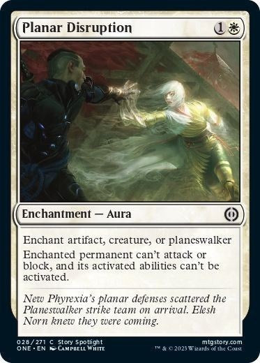 Planar Disruption (Phyrexia: All Will Be One) Light Play Foil