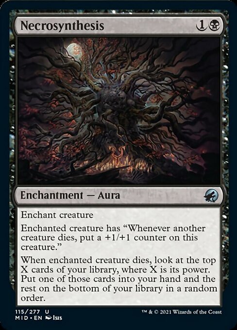 Necrosynthesis (Innistrad: Midnight Hunt) Light Play