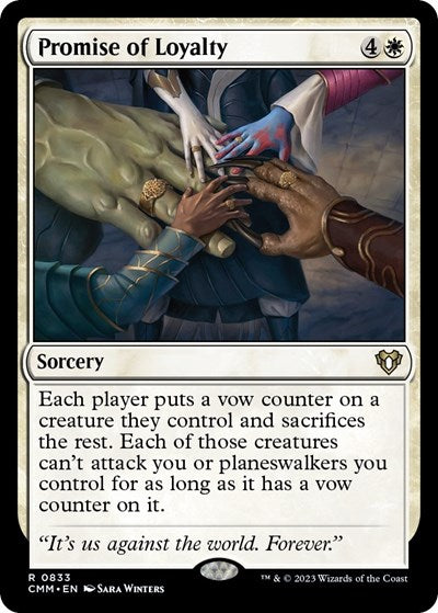 Promise of Loyalty (Commander Masters) Light Play