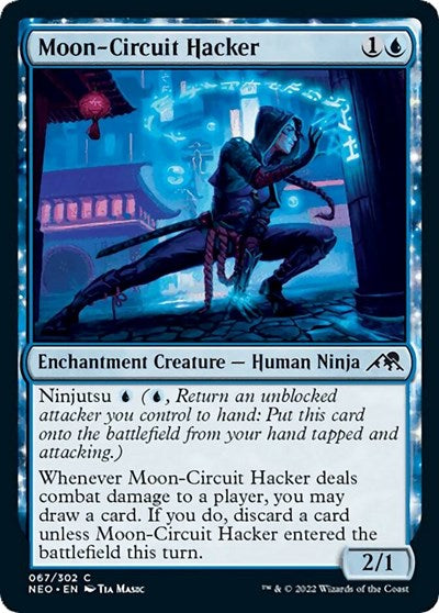 Moon-Circuit Hacker (Kamigawa: Neon Dynasty) Light Play