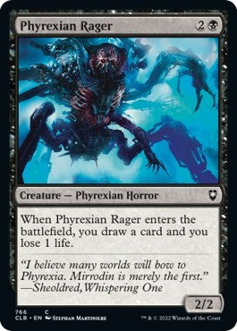 Phyrexian Rager (Commander Legends: Battle for Baldur's Gate) Light Play