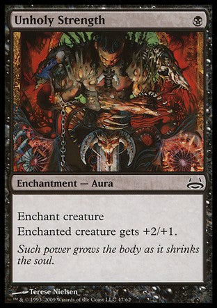 Unholy Strength (Duel Decks: Divine vs Demonic) Light Play
