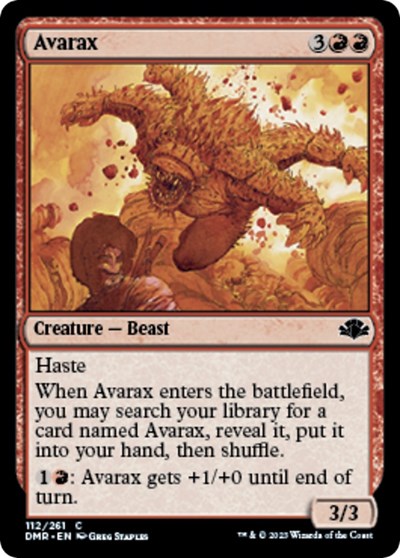 Avarax (Dominaria Remastered) Light Play