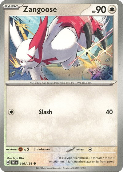 Zangoose - 146 (Scarlet and Violet: Base Set) Light Play