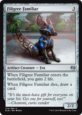 Filigree Familiar (Kaladesh) Light Play