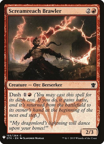 Screamreach Brawler (Mystery Booster) Light Play