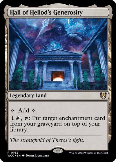 Hall of Heliod's Generosity (Commander: Wilds of Eldraine) Light Play