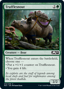 Trufflesnout (Magic 2021 Core Set) Light Play Foil