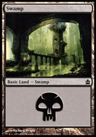 Swamp (310) (Commander) Light Play