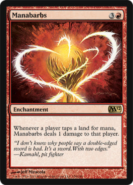 Manabarbs (Magic 2012 Core Set) Light Play