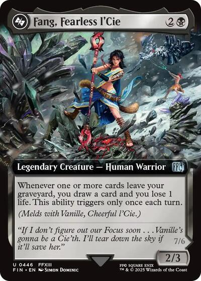 Fang, Fearless l'Cie (Extended Art) (Universes Beyond: FINAL FANTASY) Light Play