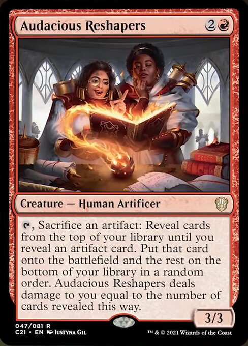 Audacious Reshapers (Commander 2021 Strixhaven) Light Play