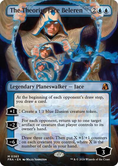 The Theorist, Jace Beleren (Borderless) (0363) (Reality Fracture) Near Mint