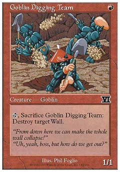 Goblin Digging Team (Classic 6th Edition) Light Play
