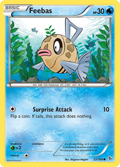 Feebas (XY - Flashfire) Damaged / Poor