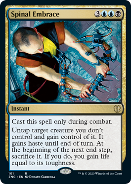 Spinal Embrace (Commander 2020 Zendikar Rising) Light Play