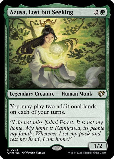 Azusa, Lost but Seeking (Commander Masters) Light Play