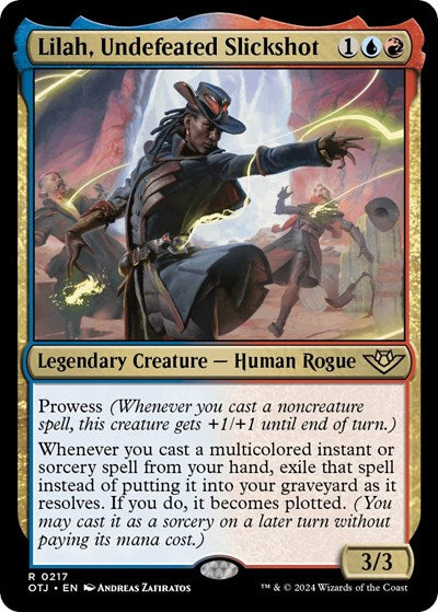 Lilah, Undefeated Slickshot (Outlaws of Thunder Junction) Light Play Foil
