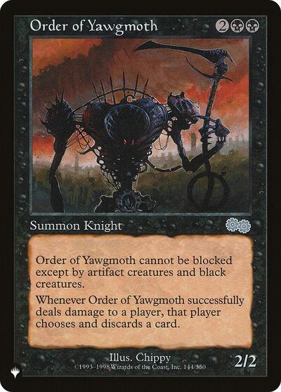 Order of Yawgmoth (USG) (The List) Light Play