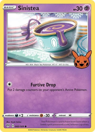 Sinistea (Trick or Trade BOOster Bundle) Light Play