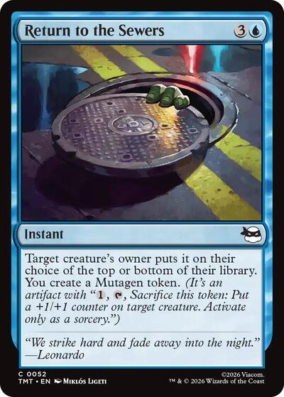 Return to the Sewers (Teenage Mutant Ninja Turtles) Light Play Foil