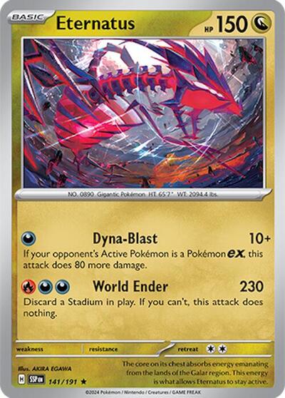 Eternatus (SV08: Surging Sparks) Light Play Holofoil