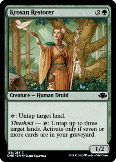 Krosan Restorer (Dominaria Remastered) Light Play Foil