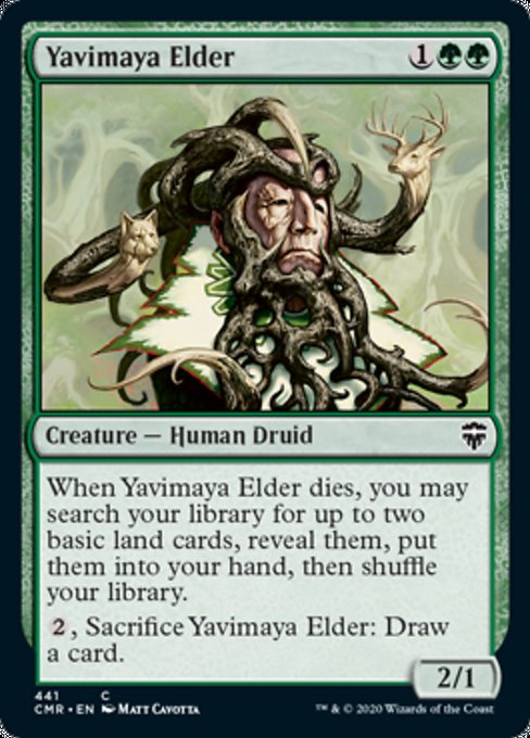 Yavimaya Elder (Commander 2020 Commander Legends) Light Play