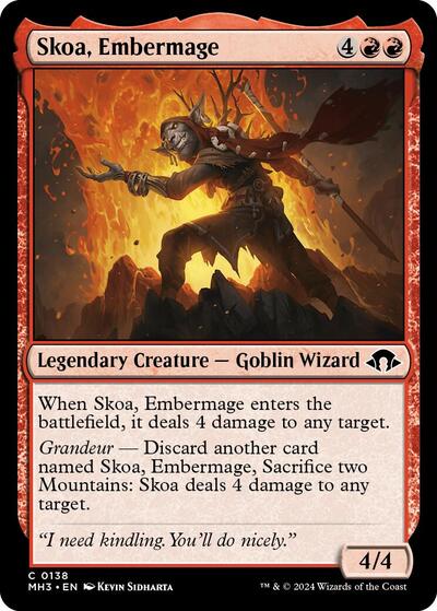 Skoa, Embermage (Modern Horizons 3) Light Play Foil