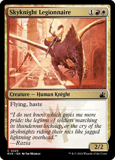 Skyknight Legionnaire (Ravnica Remastered) Light Play Foil