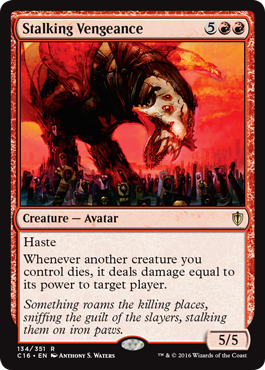 Stalking Vengeance (Commander 2016 Edition) Light Play
