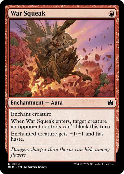 War Squeak (Bloomburrow) Light Play Foil
