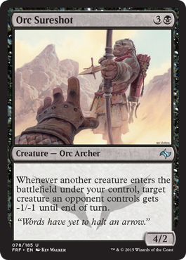 Orc Sureshot (Fate Reforged) Light Play
