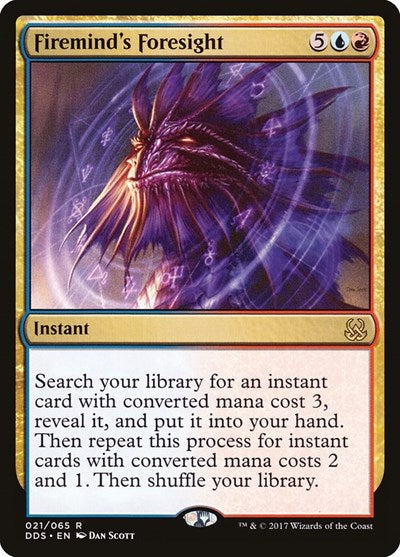 Firemind's Foresight (Duel Decks: Mind vs Might) Medium Play
