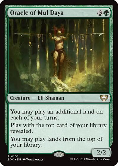Oracle of Mul Daya (Commander: Edge of Eternities) Light Play