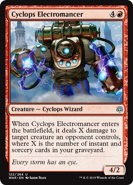 Cyclops Electromancer (War of the Spark) Light Play
