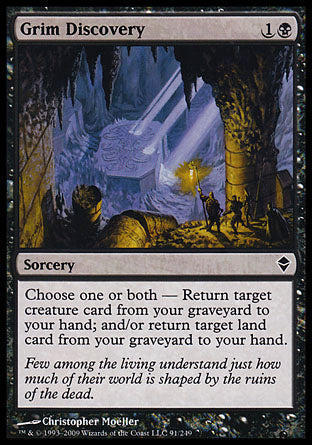 Grim Discovery (Zendikar) Light Play