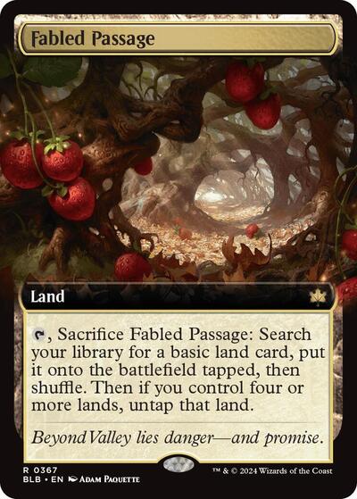 Fabled Passage (Extended Art) (Bloomburrow) Near Mint Foil