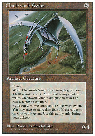 Clockwork Avian (4th Edition) Light Play