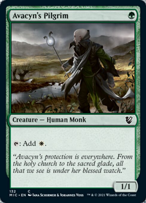 Avacyn's Pilgrim (Commander 2021 Midnight Hunt) Light Play