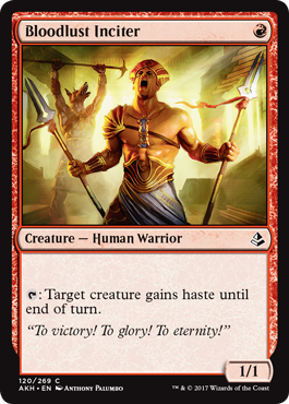Bloodlust Inciter (Amonkhet) Light Play