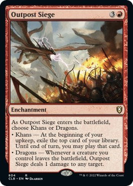 Outpost Siege (Commander Legends: Battle for Baldur's Gate) Light Play
